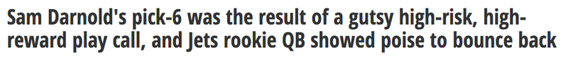 Illustration for article titled Sam Darnold Fills The NFL's Poise-Shaped Hole